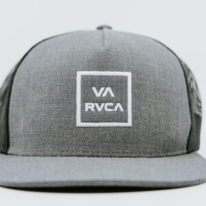 grey RVCA fitted cap